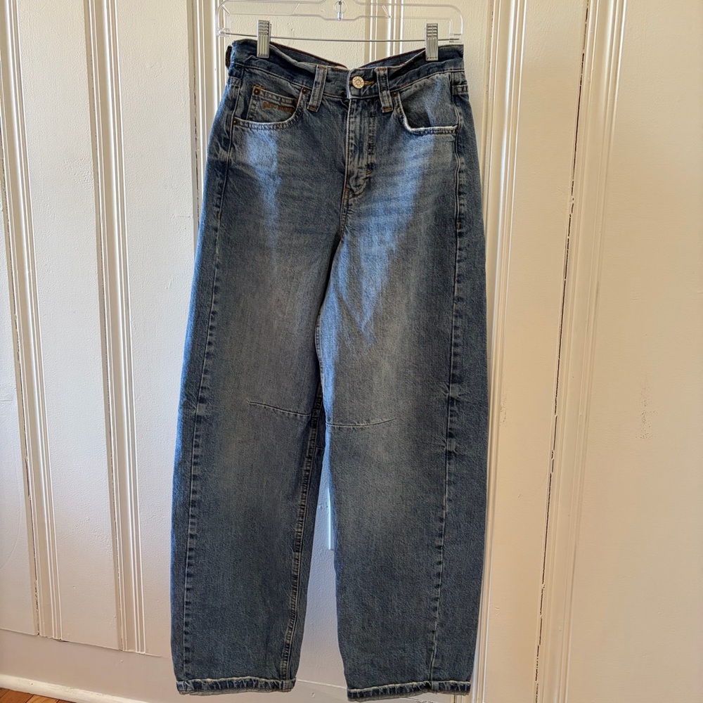 BDG women’s Straight-Leg Jeans in Faded Blue